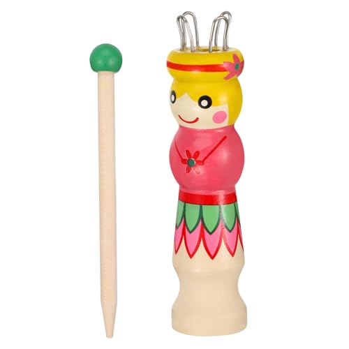 ARTSEWPLY Holz Strickpüppchen DIY Strickmaschine für Anfänger mit Nadel und Buntem Design für Mützen Armbänder und Kreative Bastelprojekte ARTSEWPLY Holz Strickpüppchen DIY Strickmaschine für Anfänger mit Nadel und Buntem Design für Mützen Armbänder und Kreative Bastelprojekte von ARTSEWPLY