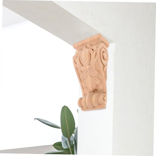 ARTSEWPLY Holzapplikation Geschnitztes Unbemaltes Holzkapitell mit Glatter Oberfläche Europäischer Stil Holzstütze für Möbeldekoration Robustes Holzrelief für Wand und Säule ARTSEWPLY Holzapplikation Geschnitztes Unbemaltes Holzkapitell mit Glatter Oberfläche Europäischer Stil Holzstütze für Möbeldekoration Robustes Holzrelief für Wand und Säule von ARTSEWPLY