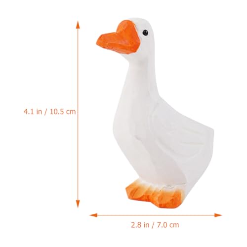 ARTSEWPLY Holzfigur Weiße Gans Kinderzimmer Dekoration Cartoon Holzhandwerk Ornament Naturbelassen Sicher Langlebig Niedliche Tischdekoration für Wohnaccessoires ARTSEWPLY Holzfigur Weiße Gans Kinderzimmer Dekoration Cartoon Holzhandwerk Ornament Naturbelassen Sicher Langlebig Niedliche Tischdekoration für Wohnaccessoires von ARTSEWPLY