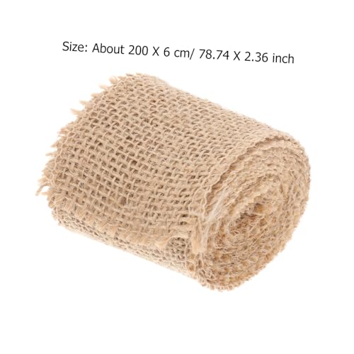 ARTSEWPLY Jute Burlap Band Naturfarbenes Geschenkband Nachhaltiges Bastelband für Weihnachtsdeko Kränze Hochzeiten und DIY Projekte ARTSEWPLY Jute Burlap Band Naturfarbenes Geschenkband Nachhaltiges Bastelband für Weihnachtsdeko Kränze Hochzeiten und DIY Projekte von ARTSEWPLY