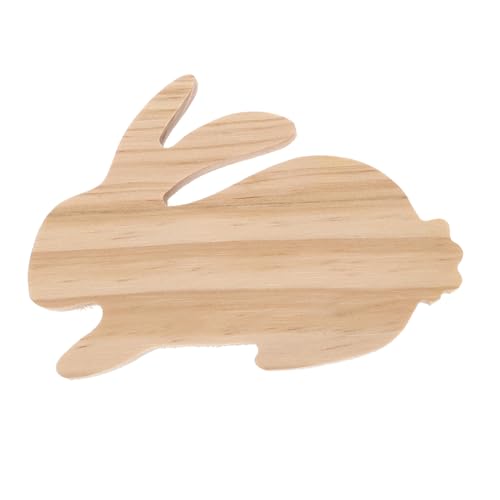 ARTSEWPLY Kaninchen-Verzierung Tablettdekor Hasenholzblock Hasenförmiges Bauernhausdekor Khaki ARTSEWPLY Kaninchen-Verzierung Tablettdekor Hasenholzblock Hasenförmiges Bauernhausdekor Khaki von ARTSEWPLY