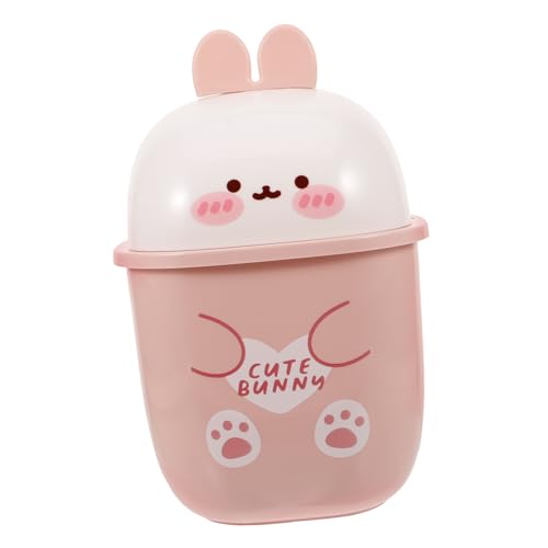 ARTSEWPLY Kleiner Tischmülleimer mit Deckel Cartoon Hase Design Tragbarer Desktop Abfalleimer für Büro Schlafzimmer Badezimmer Praktischer Mini Müllbehälter Bruchfest Leicht zu Reinigen ARTSEWPLY Kleiner Tischmülleimer mit Deckel Cartoon Hase Design Tragbarer Desktop Abfalleimer für Büro Schlafzimmer Badezimmer Praktischer Mini Müllbehälter Bruchfest Leicht zu Reinigen von ARTSEWPLY