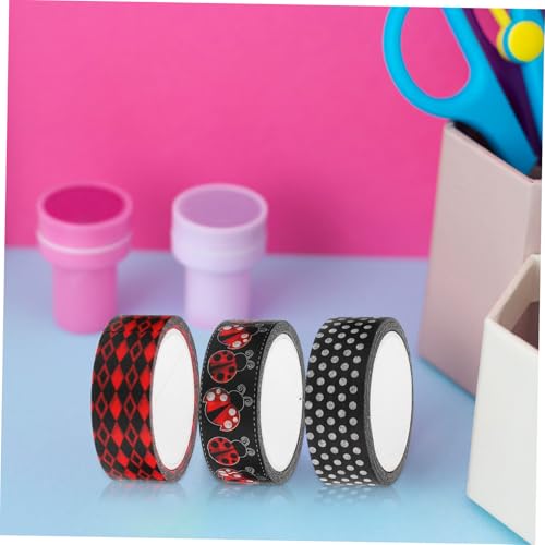 ARTSEWPLY Ladybug Washi Tape aus Washi papier Dekoratives Klebeband mit Fröhlichem Marienkäfer motiv Leicht Abreißbar Rückstandsfrei für Scrapbooking Journaling DIY Bastelprojekte und ARTSEWPLY Ladybug Washi Tape aus Washi papier Dekoratives Klebeband mit Fröhlichem Marienkäfer motiv Leicht Abreißbar Rückstandsfrei für Scrapbooking Journaling DIY Bastelprojekte und von ARTSEWPLY