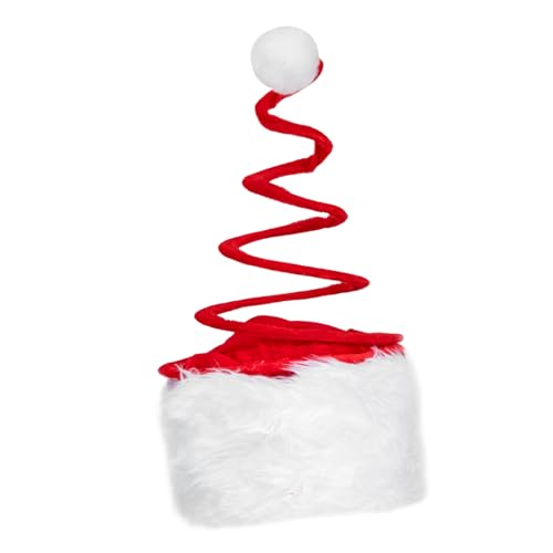 ARTSEWPLY Lustige Weihnachtsmütze mit Federspirale Kreative Xmas Party Kopfbedeckung Dekorativer Weihnachtshut für Karneval und Festlichkeiten Einfach zu Tragen Einzigartiges Design ARTSEWPLY Lustige Weihnachtsmütze mit Federspirale Kreative Xmas Party Kopfbedeckung Dekorativer Weihnachtshut für Karneval und Festlichkeiten Einfach zu Tragen Einzigartiges Design von ARTSEWPLY
