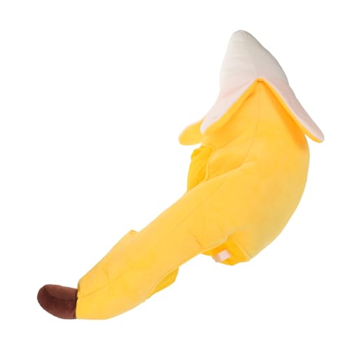 ARTSEWPLY Lustiger Plüsch-bananenhut Weiche Bequeme Kostümkopfbedeckung für Erwachsene Passend für Halloween Partys Cosplay und Gruppenveranstaltungen ARTSEWPLY Lustiger Plüsch-bananenhut Weiche Bequeme Kostümkopfbedeckung für Erwachsene Passend für Halloween Partys Cosplay und Gruppenveranstaltungen von ARTSEWPLY