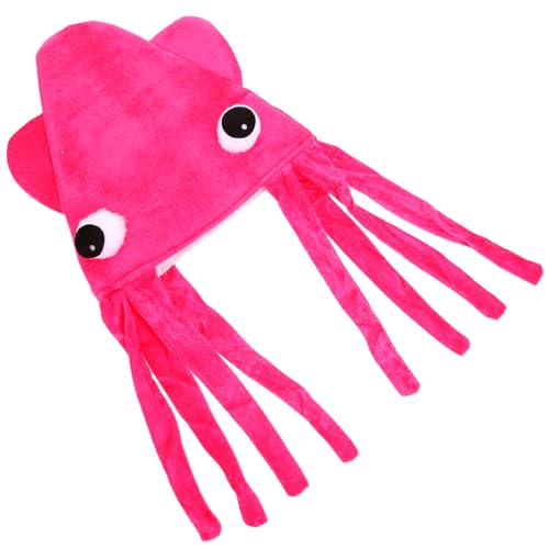 ARTSEWPLY Lustiger Squid Hut aus Samt Leichte Kostüm Accessoire für Party und Performance Langlebige Kopfbedeckung für Karneval und Junggesellenabschied ARTSEWPLY Lustiger Squid Hut aus Samt Leichte Kostüm Accessoire für Party und Performance Langlebige Kopfbedeckung für Karneval und Junggesellenabschied von ARTSEWPLY