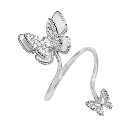 ARTSEWPLY Offener Damenring aus Silber mit Perlen Zirkonia Schmuck Verstellbar Modischer Fingerschmuck für Party Cosplay und Alltag Verarbeitung Komfortabel zu Tragen ARTSEWPLY Offener Damenring aus Silber mit Perlen Zirkonia Schmuck Verstellbar Modischer Fingerschmuck für Party Cosplay und Alltag Verarbeitung Komfortabel zu Tragen von ARTSEWPLY