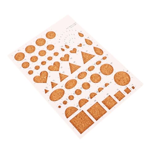 ARTSEWPLY Papier Quilling Vorlage Board aus Kork Langlebig Rostfrei Präzise DIY Bastelhilfe für Papierstreifen Kreative Handwerksprojekte für Grußkarten Wanddeko von ARTSEWPLY