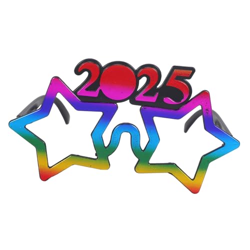 ARTSEWPLY Party Brille Bunte Zahlenbrille Star Design Neuheit Silvester Accessoire für Fotoprop und Feierlichkeiten ARTSEWPLY Party Brille Bunte Zahlenbrille Star Design Neuheit Silvester Accessoire für Fotoprop und Feierlichkeiten von ARTSEWPLY