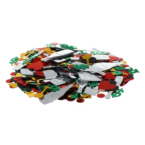 ARTSEWPLY Poker Konfetti Tischdeko Vegas Thema Party Streudeko für Spielkarten und Chips Geeignet Farbenfrohes Festival Confetti für Geburtstagsfeier und Event Dekoration ARTSEWPLY Poker Konfetti Tischdeko Vegas Thema Party Streudeko für Spielkarten und Chips Geeignet Farbenfrohes Festival Confetti für Geburtstagsfeier und Event Dekoration von ARTSEWPLY