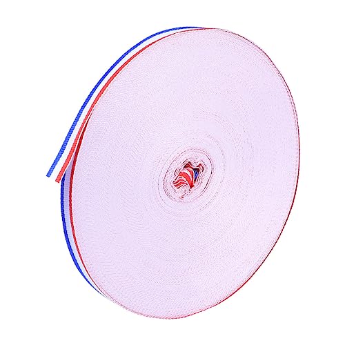 ARTSEWPLY Polyester Webband Breit Rot Weiß Blau Gestreift Strapazierfähig Farbecht für Geschenkverpackung Hochzeit Basteln und Nähprojekte Einfach Zuschneidbar von ARTSEWPLY