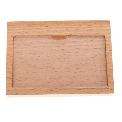 ARTSEWPLY Preisetikettenhalter Holz Stabiler Preisschild aufsteller mit Glatter Oberfläche Einfacher Austausch Vielseitig für Supermarkt Ausstellung Einzelhandel Tisch display von ARTSEWPLY