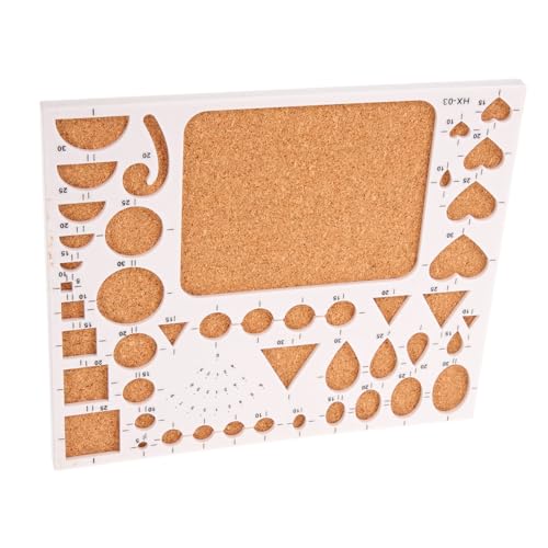 ARTSEWPLY Quilling Schablone aus Kork und Stabiles Verformungsbeständiges Bastelwerkzeug Präzise Papier Quilling Vorlage für DIY und Anfänger Vielseitiges Paper Template Tool ARTSEWPLY Quilling Schablone aus Kork und Stabiles Verformungsbeständiges Bastelwerkzeug Präzise Papier Quilling Vorlage für DIY und Anfänger Vielseitiges Paper Template Tool von ARTSEWPLY