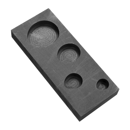ARTSEWPLY Refinierte Graphitform für Metallguss Hochreine Graphit Gießform zum Schmelzen von Silber und Anderen Metallen für Keramikindustrie Langlebig und Hitzebeständig von ARTSEWPLY