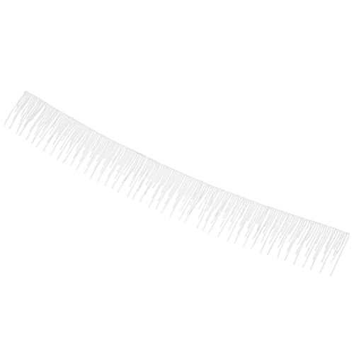 ARTSEWPLY Rhinestone Fransenband Silber Dekorative Quastenkette Strapazierfähiger Schmuckbesatz für Kleidung Taschen Hochzeit Party von ARTSEWPLY
