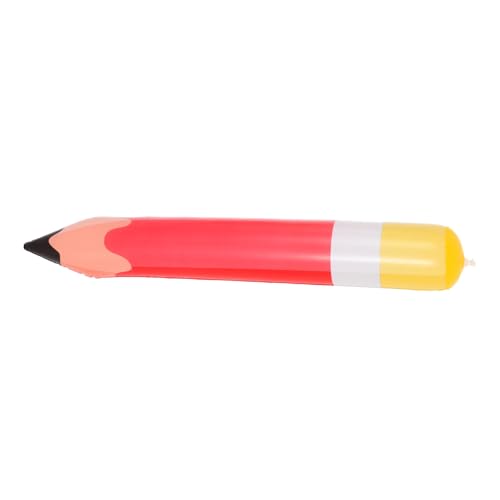 ARTSEWPLY Riesiger Aufblasbarer Bleistift PVC Luftballon für Schulanfang und Klassenzimmerdekoration Bunte Stift Dekoration für Kinderpartys Leicht zu Verwenden und Auffällig von ARTSEWPLY