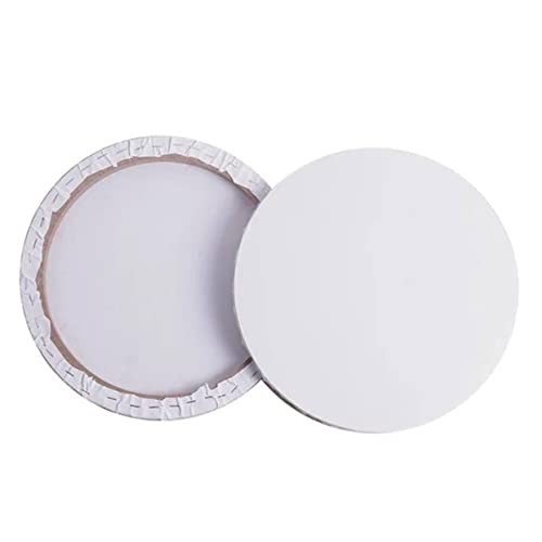 ARTSEWPLY Runder Baumwoll Leinwandrahmen Gespannte Malfläche für Öl und Acrylfarben für DIY Projekte Künstlerbedarf Hochwertiger Holzrahmen für Kreative Arbeiten ARTSEWPLY Runder Baumwoll Leinwandrahmen Gespannte Malfläche für Öl und Acrylfarben für DIY Projekte Künstlerbedarf Hochwertiger Holzrahmen für Kreative Arbeiten von ARTSEWPLY