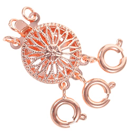 ARTSEWPLY Schichtenverschluss für Roségoldene Sonnenblume Schmuckverschluss für Damen Leichter Platzsparender Halskettenseparator zur Vermeidung von Verwicklungen für Layering von ARTSEWPLY Schichtenverschluss für Roségoldene Sonnenblume Schmuckverschluss für Damen Leichter Platzsparender Halskettenseparator zur Vermeidung von Verwicklungen für Layering von von ARTSEWPLY