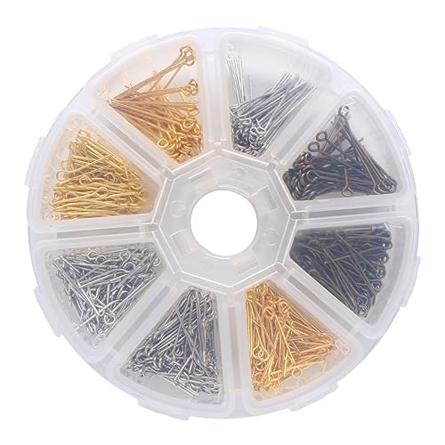 ARTSEWPLY Schmuckzubehör Eye Pins Verschiedenen Farben für Armbänder Ohrringe und DIY Bastelprojekte Hochwertige Langlebige ARTSEWPLY Schmuckzubehör Eye Pins Verschiedenen Farben für Armbänder Ohrringe und DIY Bastelprojekte Hochwertige Langlebige von ARTSEWPLY