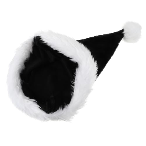 ARTSEWPLY Schwarzer Plüsch Weihnachtshut Weihnachtsmütze Stoff Halloween Party Kostüm Zubehör Weihnachten Karneval Bühnenauftritt ARTSEWPLY Schwarzer Plüsch Weihnachtshut Weihnachtsmütze Stoff Halloween Party Kostüm Zubehör Weihnachten Karneval Bühnenauftritt von ARTSEWPLY