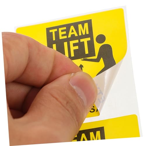 ARTSEWPLY Schweres Versandetikett Team Lift Aufkleber Rolle Warnhinweis Transport Lager Sicherer Paketaufkleber von ARTSEWPLY