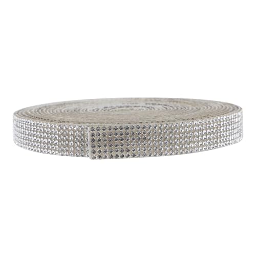 ARTSEWPLY Selbstklebendes Strassband Yards Kristall Dekoratives Diamant Wrap Ribbon für DIY Basteln Hochzeit Schmuck Verzierung mit Glitzerndem Breitem Band ARTSEWPLY Selbstklebendes Strassband Yards Kristall Dekoratives Diamant Wrap Ribbon für DIY Basteln Hochzeit Schmuck Verzierung mit Glitzerndem Breitem Band von ARTSEWPLY