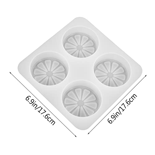 ARTSEWPLY Silikon Seifenform Zitronenscheiben Fach DIY Handgemacht Antihaft Silikonform Kerzenherstellung Praktisch und Leicht zu Reinigen ARTSEWPLY Silikon Seifenform Zitronenscheiben Fach DIY Handgemacht Antihaft Silikonform Kerzenherstellung Praktisch und Leicht zu Reinigen von ARTSEWPLY