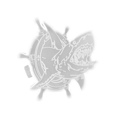 ARTSEWPLY Silikon Untersetzerform DIY Shark Design Epoxidharz Gießform für Dekorative Tischmatten Leicht Entformbar Glatte Oberfläche Transparent für Resin Bastelprojekte ARTSEWPLY Silikon Untersetzerform DIY Shark Design Epoxidharz Gießform für Dekorative Tischmatten Leicht Entformbar Glatte Oberfläche Transparent für Resin Bastelprojekte von ARTSEWPLY