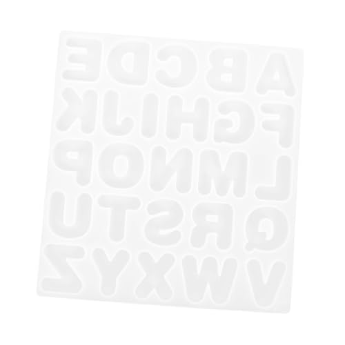 ARTSEWPLY Silikonform Buchstaben Transparent Weiß Flexible Langlebige Gießform für DIY Schlüsselanhänger Anhänger Schmuckherstellung Einfache Reinigung Platzsparend Vielseitig für ARTSEWPLY Silikonform Buchstaben Transparent Weiß Flexible Langlebige Gießform für DIY Schlüsselanhänger Anhänger Schmuckherstellung Einfache Reinigung Platzsparend Vielseitig für von ARTSEWPLY