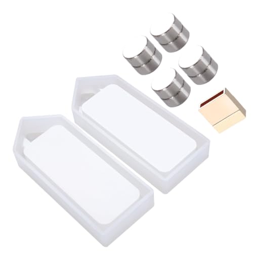 ARTSEWPLY Silikonform Geldgeschenk Spardose DIY mit Goldfarbenem Kamin und Magneten Wiederverwendbare Leicht zu Reinigende Bastelform für Epoxidharz und Harzgießen für Kreative Dekorationen von ARTSEWPLY