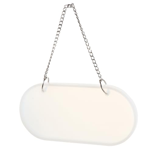 ARTSEWPLY Silikonform Oval DIY Türschild Flexibel Langlebig für Epoxidharz Harzgestaltung mit Kette zum Individuellen Basteln und Personalisierbarer Türdekoration von ARTSEWPLY