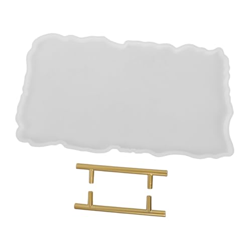 ARTSEWPLY Silikonform Tray Mold mit Metallgriffen Unregelmäßige Resin Gießform für DIY Obsttablett Robust Detailreich Leicht Entfernbar Vielseitig für Wohn und Basteldekoration ARTSEWPLY Silikonform Tray Mold mit Metallgriffen Unregelmäßige Resin Gießform für DIY Obsttablett Robust Detailreich Leicht Entfernbar Vielseitig für Wohn und Basteldekoration von ARTSEWPLY