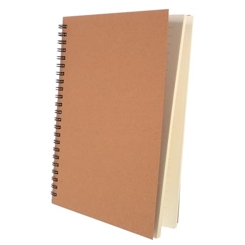 ARTSEWPLY Spiral Notizbuch mit Kraftpapier Cover Liniertes Notizheft Robustes Vielseitiges Ringbuch für Schüler Büro und Studium Langlebiges Journal für Tägliche Planung und Skizzen ARTSEWPLY Spiral Notizbuch mit Kraftpapier Cover Liniertes Notizheft Robustes Vielseitiges Ringbuch für Schüler Büro und Studium Langlebiges Journal für Tägliche Planung und Skizzen von ARTSEWPLY