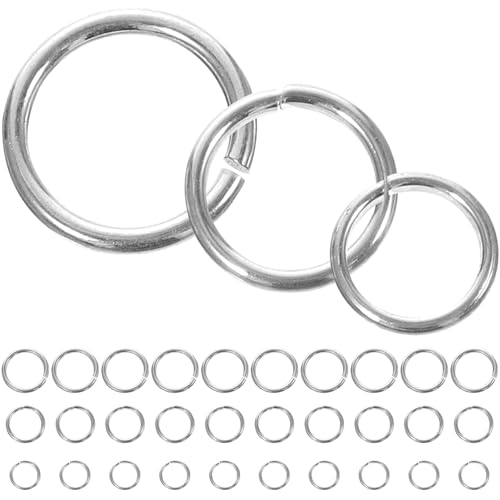 ARTSEWPLY Sprungringe DIY Schmuckzubehör für Armbänder und Mehr Vielseitige Verbindungsringe für Kreative Bastelprojekte von ARTSEWPLY