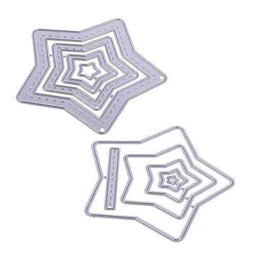 ARTSEWPLY Stanzform Fünfzackiger Stern DIY Scrapbooking Prägeschablone für Papierkarten Handgemachte Bastelarbeiten Robuste Kohlenstoffstahlqualität ARTSEWPLY Stanzform Fünfzackiger Stern DIY Scrapbooking Prägeschablone für Papierkarten Handgemachte Bastelarbeiten Robuste Kohlenstoffstahlqualität von ARTSEWPLY