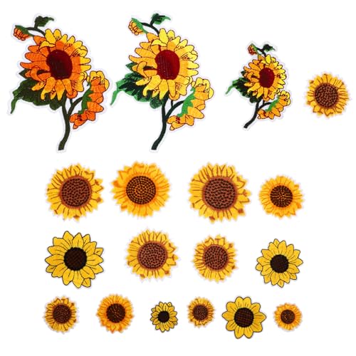 ARTSEWPLY Teiliges Sonnenblumen Stickaufnäher zum Aufbügeln und Aufnähen Bestickte Blumen Patches für Kleidung Jeans Taschen Hüte DIY Dekoration und Reparatur ARTSEWPLY Teiliges Sonnenblumen Stickaufnäher zum Aufbügeln und Aufnähen Bestickte Blumen Patches für Kleidung Jeans Taschen Hüte DIY Dekoration und Reparatur von ARTSEWPLY