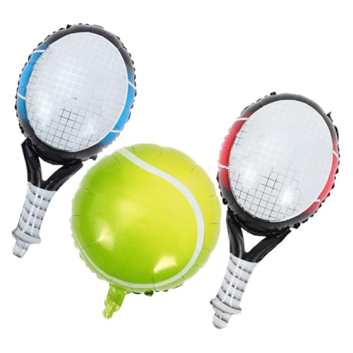 ARTSEWPLY Teiliges Tennis Party Set mit Aluminiumfolie Tennisball Tennisschläger Ballons Langlebig und Einfach Aufzuhängen Dekoration für Indoor und Outdoor Events ARTSEWPLY Teiliges Tennis Party Set mit Aluminiumfolie Tennisball Tennisschläger Ballons Langlebig und Einfach Aufzuhängen Dekoration für Indoor und Outdoor Events von ARTSEWPLY