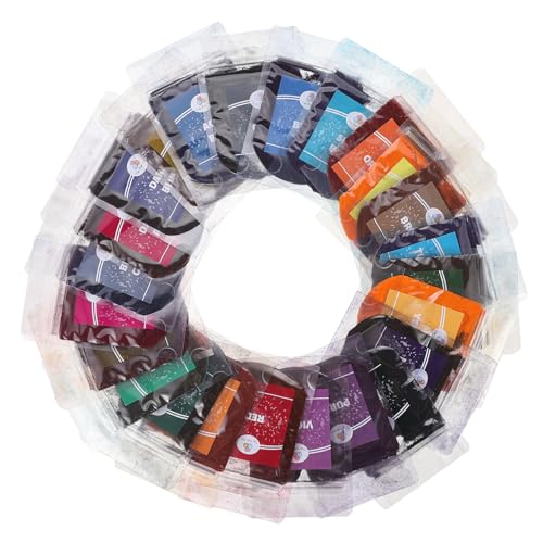 ARTSEWPLY Teiliges Tie Dye Pulver pro Beutel Leuchtende Farbpulver für DIY Textilfärbung Waschfest und Ungiftig Geeignet für Erwachsene und Kreative Batikfarben für Kleidung Taschen Hüte und von ARTSEWPLY