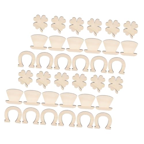 ARTSEWPLY Teiliges Unbemalte Holzscheiben für DIY Dekoration Hufeisenförmige Hut Kleeblatt-Formen Naturbelassene Holzstücke zum Bemalen und Basteln Kreative Handwerksprojekte Langlebiges ARTSEWPLY Teiliges Unbemalte Holzscheiben für DIY Dekoration Hufeisenförmige Hut Kleeblatt-Formen Naturbelassene Holzstücke zum Bemalen und Basteln Kreative Handwerksprojekte Langlebiges von ARTSEWPLY