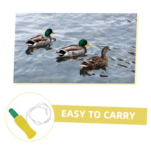 ARTSEWPLY Ultraleichte Survival notfallpfeife mit Realistischem Entenruf Outdoor Signalpfeife für Camping Wandern Jagd und Vielseitig Einsetzbar Einfach zu Tragen von ARTSEWPLY