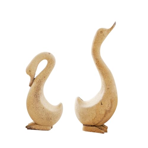 ARTSEWPLY Unbehandeltes Holz Tierfigur DIY Desktop Ornament Gans Motiv Kreative Basteldekoration Für Wohn Schlafzimmer Geschenkidee ARTSEWPLY Unbehandeltes Holz Tierfigur DIY Desktop Ornament Gans Motiv Kreative Basteldekoration Für Wohn Schlafzimmer Geschenkidee von ARTSEWPLY