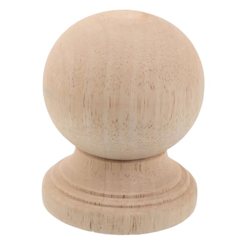 ARTSEWPLY Unlackierte Massivholz Endkappen Kugelförmig Rustikaler Vintage Finial Dekoration für Treppen Pfosten Bettpfosten DIY Möbelverzierung Gartenzaun Holzsäulen Zubehör ARTSEWPLY Unlackierte Massivholz Endkappen Kugelförmig Rustikaler Vintage Finial Dekoration für Treppen Pfosten Bettpfosten DIY Möbelverzierung Gartenzaun Holzsäulen Zubehör von ARTSEWPLY