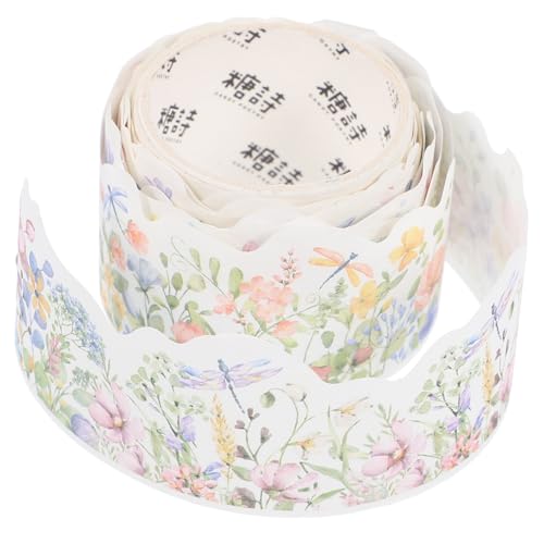 ARTSEWPLY Vintage Washi Tape Blumenmuster Scrapbooking Klebeband Dekoratives DIY Bastelband für Tagebuch Planer Handarbeit Langlebig Leicht Vielseitig für Kreative Gestaltung von ARTSEWPLY