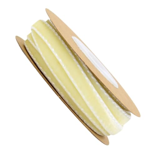 ARTSEWPLY Vliesstoff Satinband Elegantes Flockband Beige für DIY Dekoration Geschenkbänder Hochzeitsfeiern und Kleidungsaccessoires ARTSEWPLY Vliesstoff Satinband Elegantes Flockband Beige für DIY Dekoration Geschenkbänder Hochzeitsfeiern und Kleidungsaccessoires von ARTSEWPLY