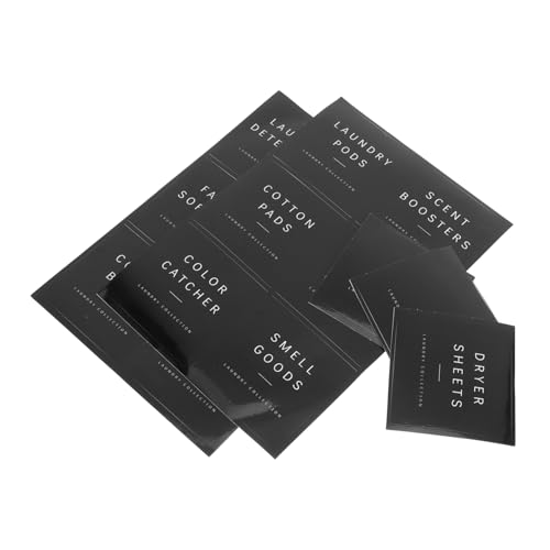 ARTSEWPLY Wasserdichte Aufkleber für Wäschebehälter Schwarze Minimalistische Etiketten für Waschmittel Weichspülerflaschen Vielseitig für Bad Wäschezimmer und Reiseorganisation ARTSEWPLY Wasserdichte Aufkleber für Wäschebehälter Schwarze Minimalistische Etiketten für Waschmittel Weichspülerflaschen Vielseitig für Bad Wäschezimmer und Reiseorganisation von ARTSEWPLY