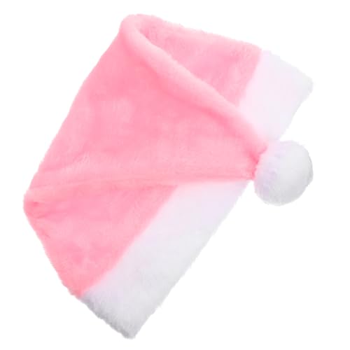 ARTSEWPLY Weiche Plüsch Weihnachtsmütze mit Klassischem Design Warme Nikolausmütze für Damen und Herren Atmungsaktiv und Strapazierfähig für Weihnachtsfeiern Kostümpartys Bühnenauftritte und von ARTSEWPLY