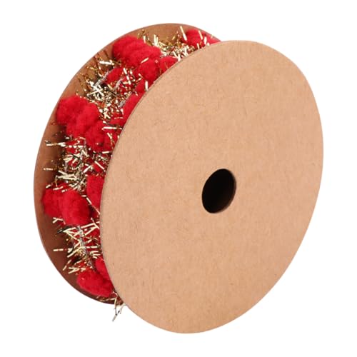 ARTSEWPLY Weihnachtsbaum Dekoband mit Roten Fuzzy Bällen Originelles Geschenkband für DIY Basteln und Partydeko Festliches Drahtband mit Glitzer für Weihnachtsgeschenke und Heimdekoration ARTSEWPLY Weihnachtsbaum Dekoband mit Roten Fuzzy Bällen Originelles Geschenkband für DIY Basteln und Partydeko Festliches Drahtband mit Glitzer für Weihnachtsgeschenke und Heimdekoration von ARTSEWPLY
