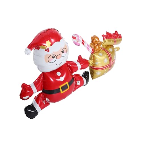 ARTSEWPLY Weihnachtsmann-Ballon Schnee für Dekorate mit Karikatur Urlaub Hüpfburgen Ballondekorationskit aufblasbare Ballondekoration neuartige Feiertagsdekorationen Aluminiumfolie Golden ARTSEWPLY Weihnachtsmann-Ballon Schnee für Dekorate mit Karikatur Urlaub Hüpfburgen Ballondekorationskit aufblasbare Ballondekoration neuartige Feiertagsdekorationen Aluminiumfolie Golden von ARTSEWPLY