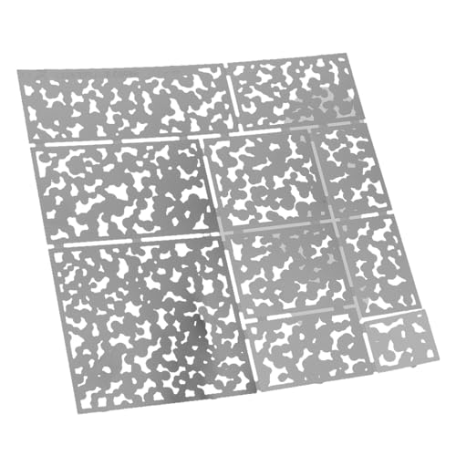 ARTSEWPLY Wiederverwendbare Camouflage Schablone Sprayvorlage Glatte Oberfläche Wasserwaschbar Großformatiges Design für DIY Projekte Basteln und Tarnmuster Malerei von ARTSEWPLY