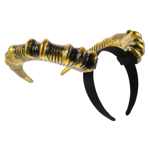 ARTSEWPLY Ziegenstirnband Lustig Halloween Haarschmuck Party Kopfbedeckung Widderhörner Stirnband Kostüm Zubehör Für Rollenspiele Geburtstagsfeiern Bühnenauftritte Karnevalssa von ARTSEWPLY